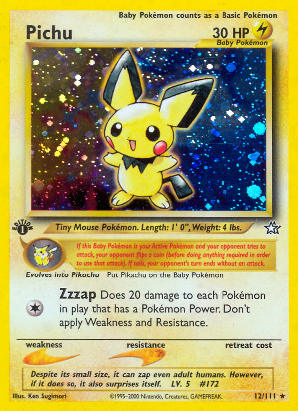 Pichu 012/111 Rare Holo