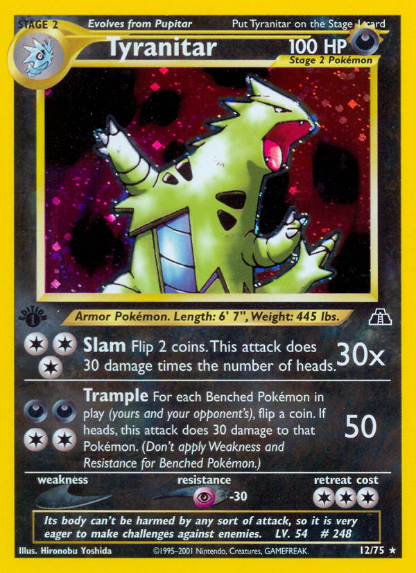 Tyranitar 012/75 Rare Holo