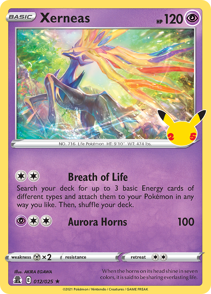 Xerneas 012/25 Rare