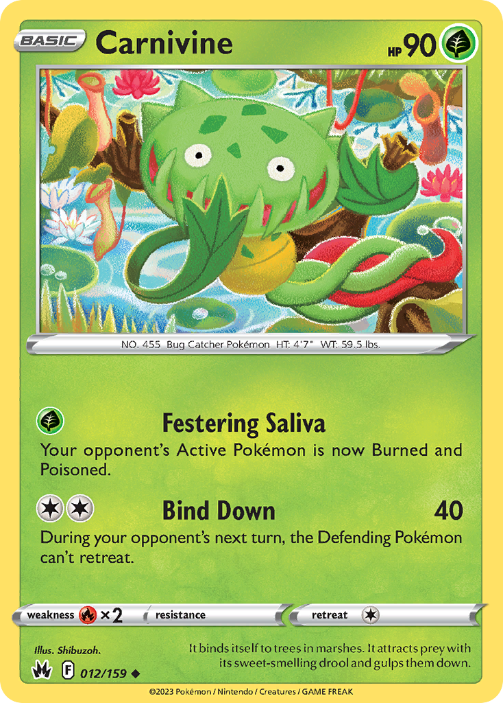 Carnivine 012/160 Uncommon