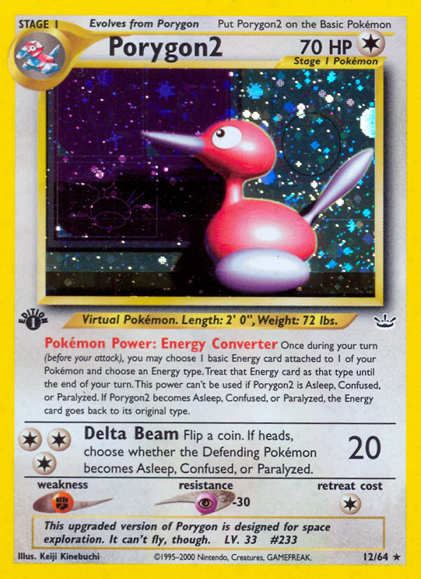 Porygon2 012/66 Rare Holo
