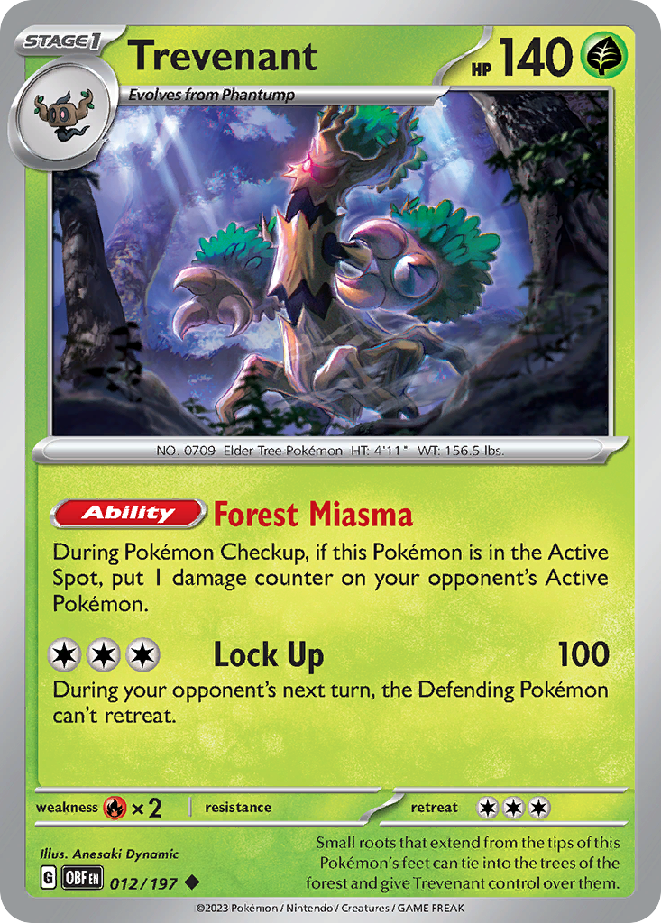 Trevenant 012/230 Uncommon