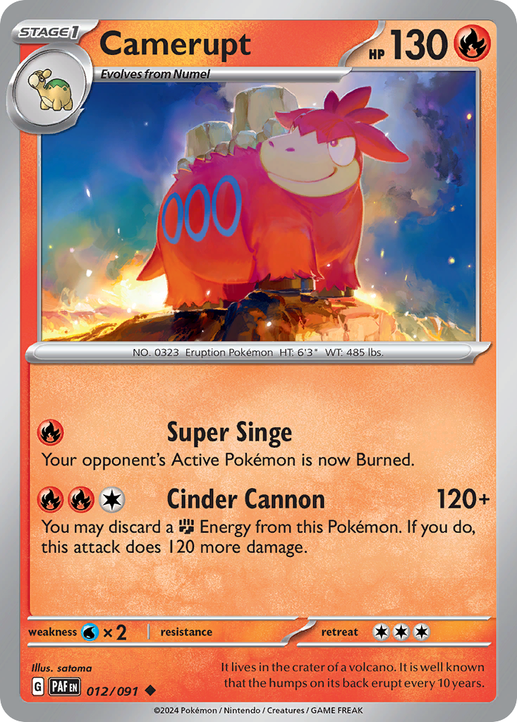 Camerupt 012/245 Uncommon
