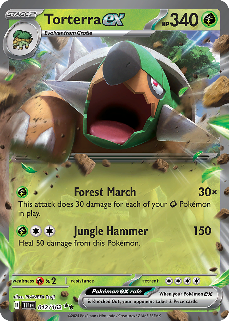 Torterra ex 012/218 Double Rare