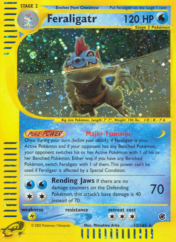 Feraligatr 012/165 Rare Holo