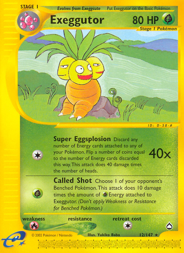 Exeggutor 012/182 Rare