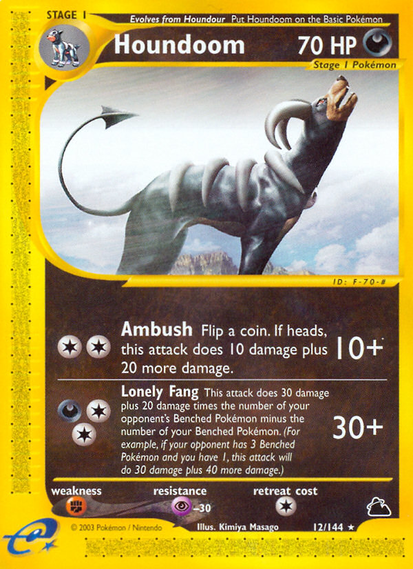 Houndoom 012/182 Rare