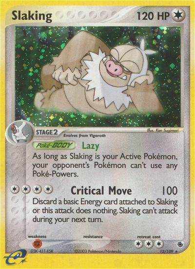 Slaking 012/109 Rare Holo