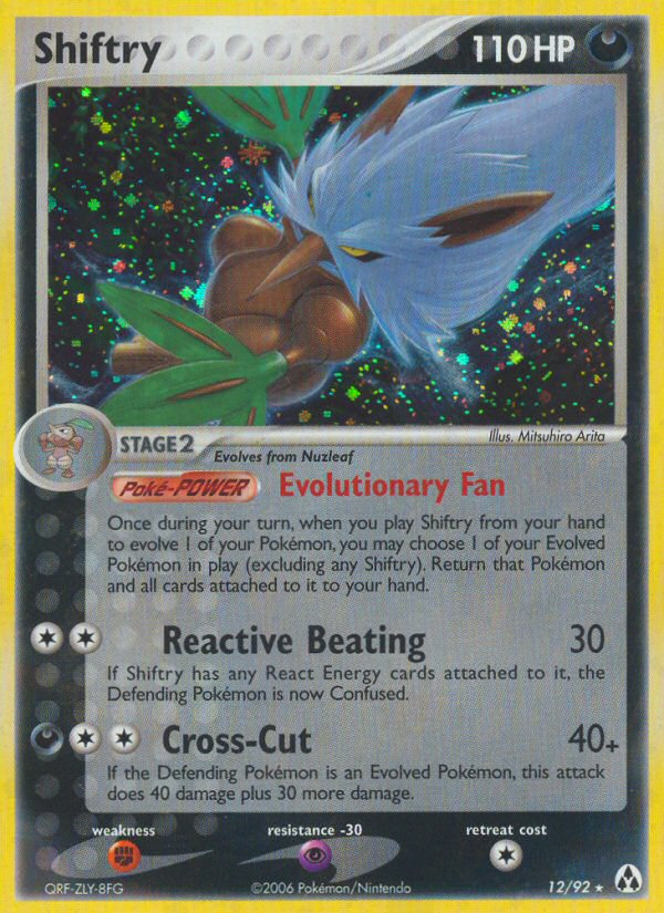 Shiftry 012/93 Rare Holo