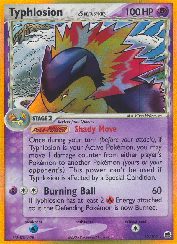 Typhlosion δ 012/101 Rare Holo