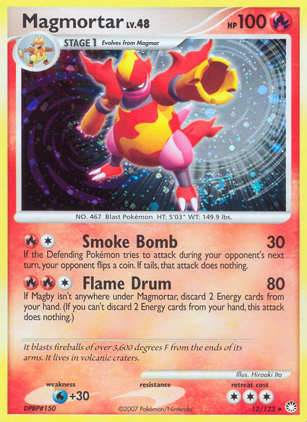 Magmortar 012/124 Rare Holo