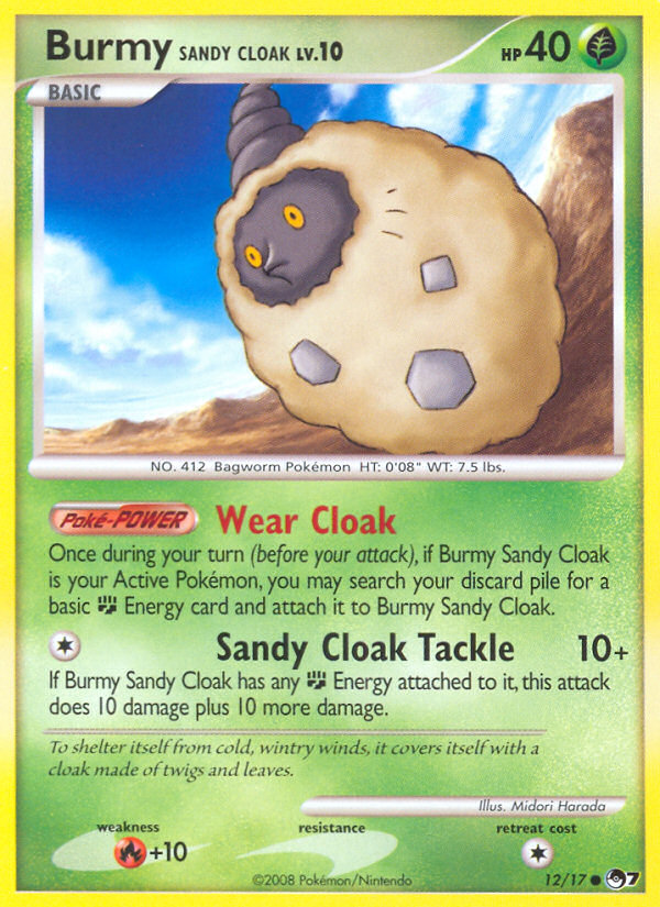 Burmy Sandy Cloak 012/17 Common