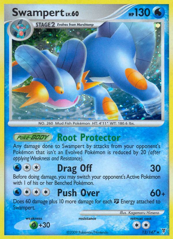 Swampert 012/153 Rare Holo