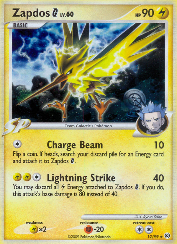 Zapdos G 012/111 Rare Holo