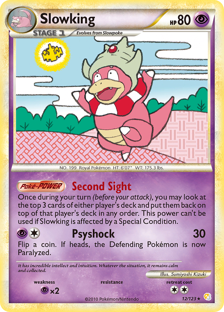 Slowking 012/124 Rare Holo