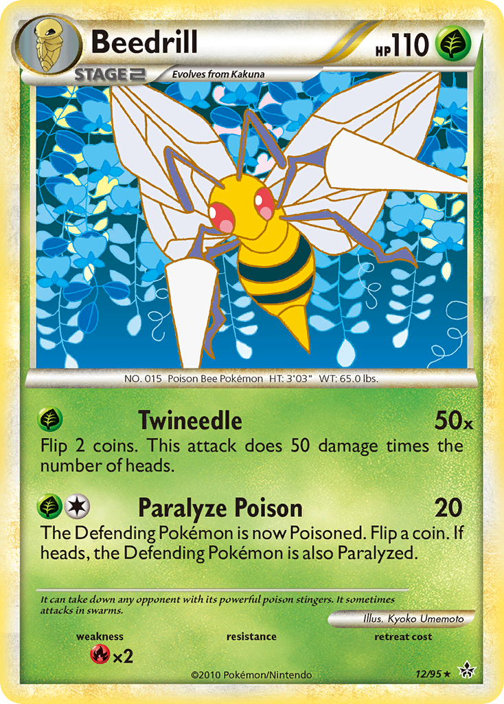 Beedrill 012/96 Rare