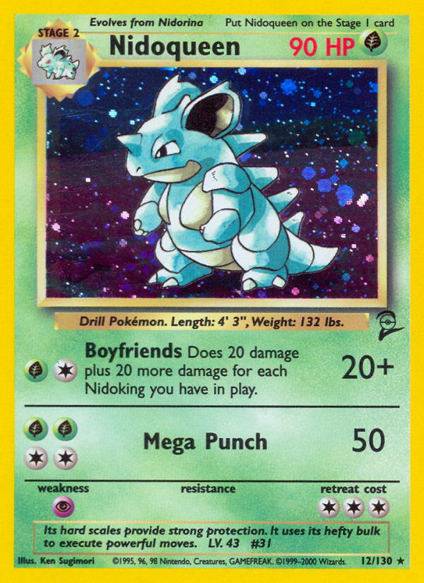 Nidoqueen 012/130 Rare Holo