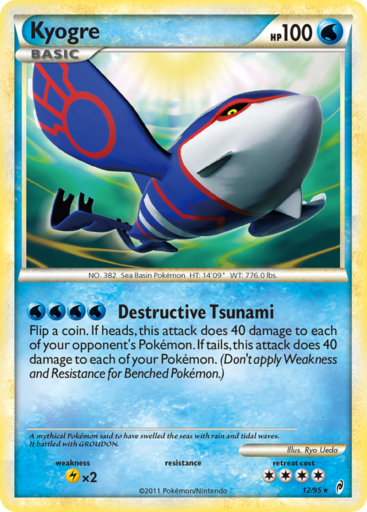 Kyogre 012/106 Rare Holo