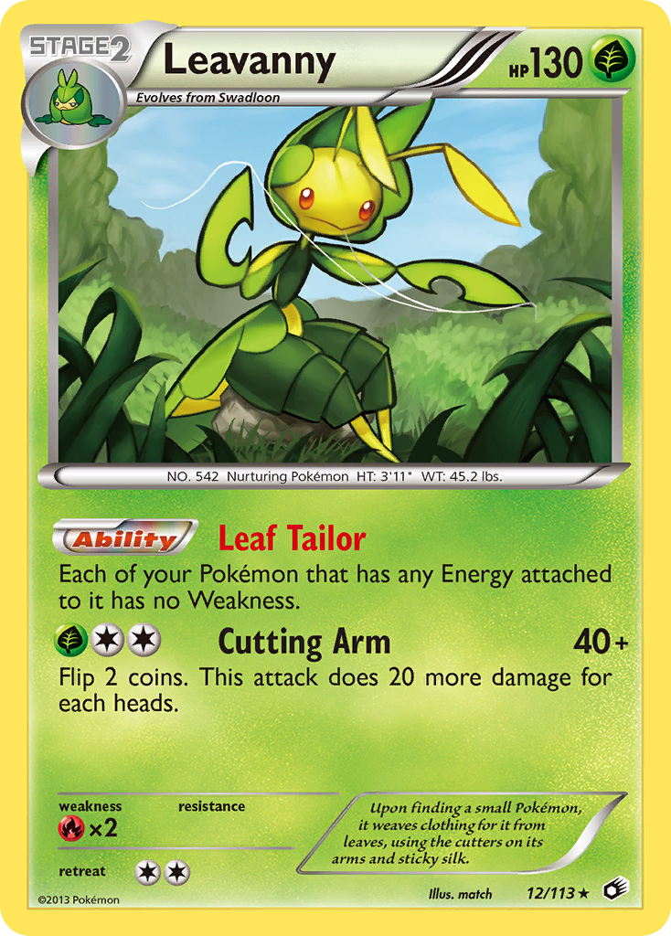 Leavanny 012/140 Rare Holo