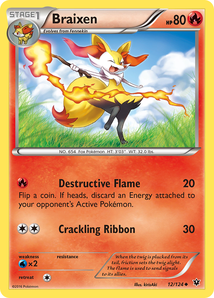Braixen 012/129 Uncommon