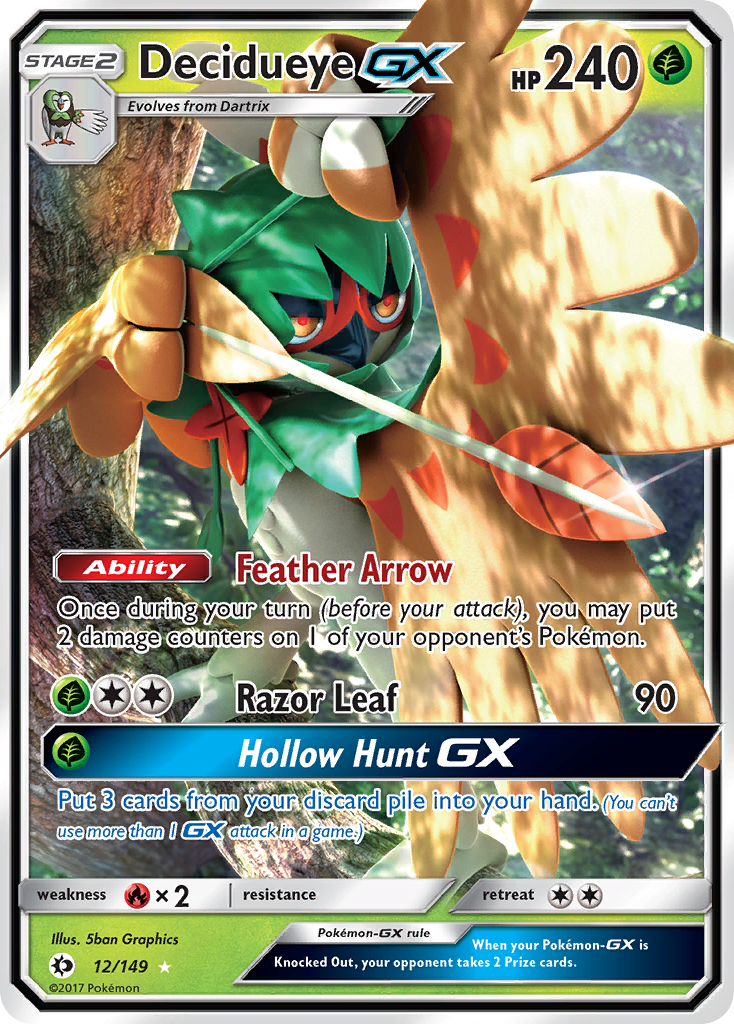 Decidueye-GX 012/173 Rare Holo GX