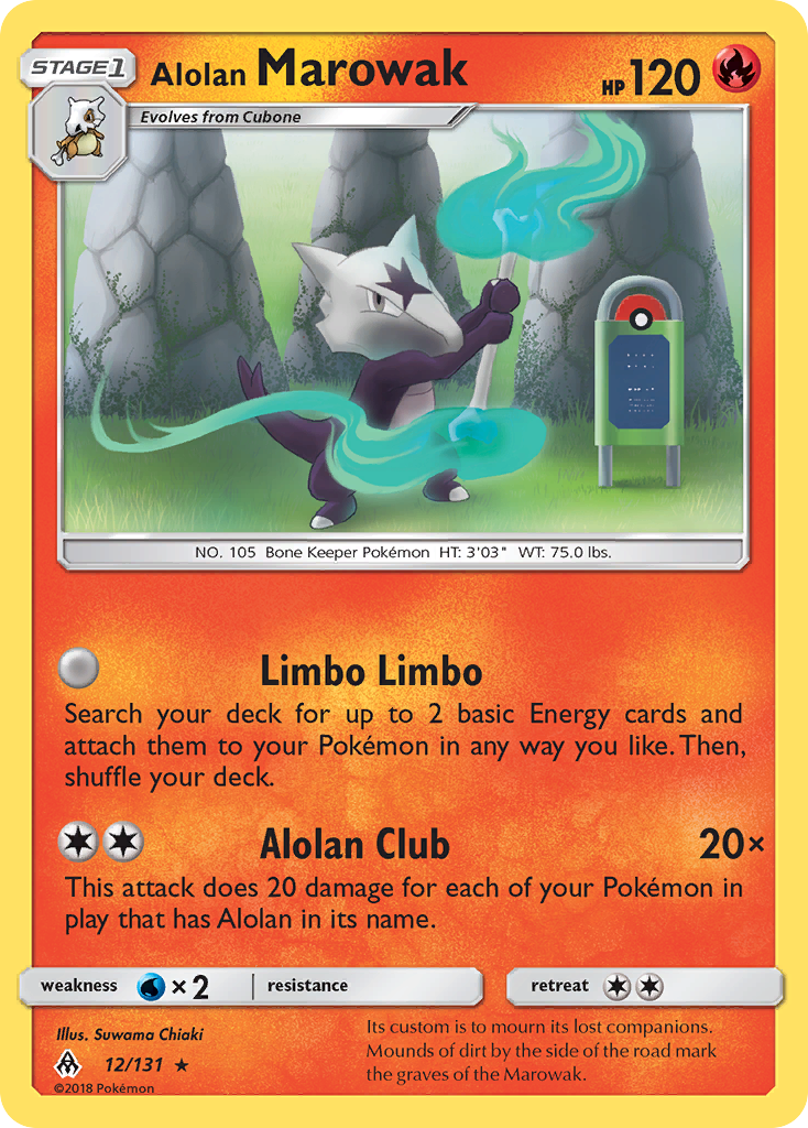 Alolan Marowak 012/150 Rare