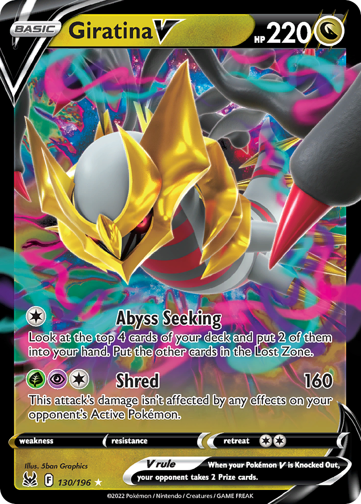 Giratina V 130/217 Rare Holo V