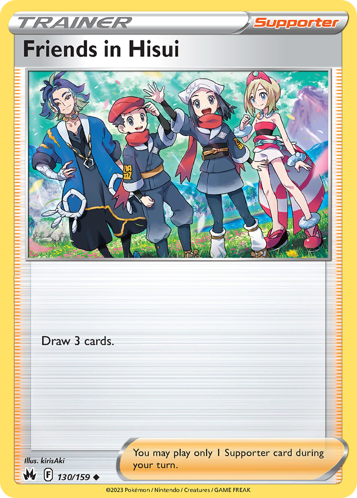 Friends in Hisui 130/160 Uncommon