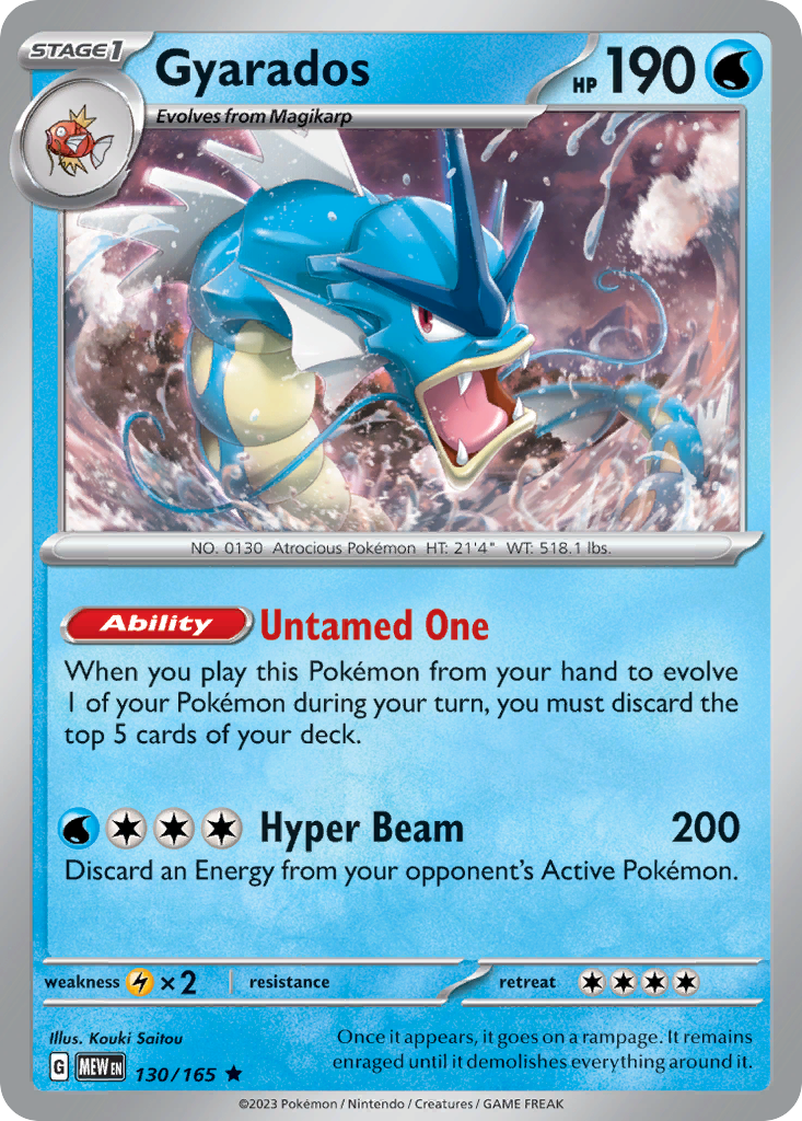 Gyarados 130/207 Rare