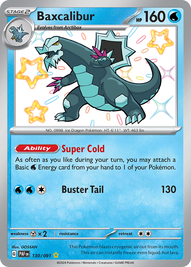 Baxcalibur 130/245 Shiny Rare