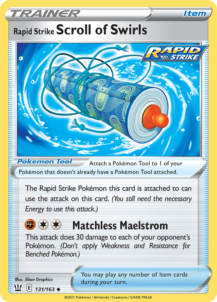 Rapid Strike Scroll of Swirls 131/183 Uncommon