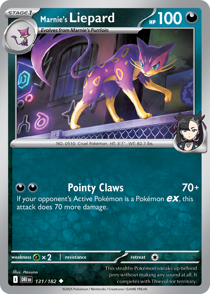 Marnie's Liepard 131/244 Uncommon