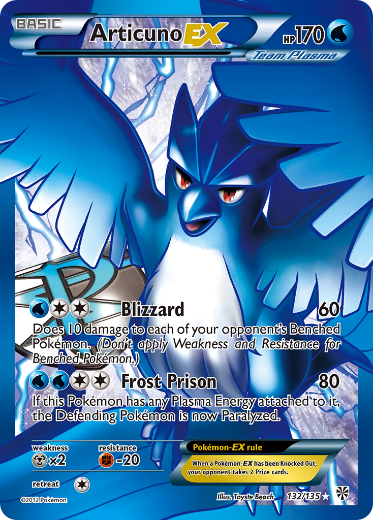 Articuno-EX 132/138 Rare Ultra