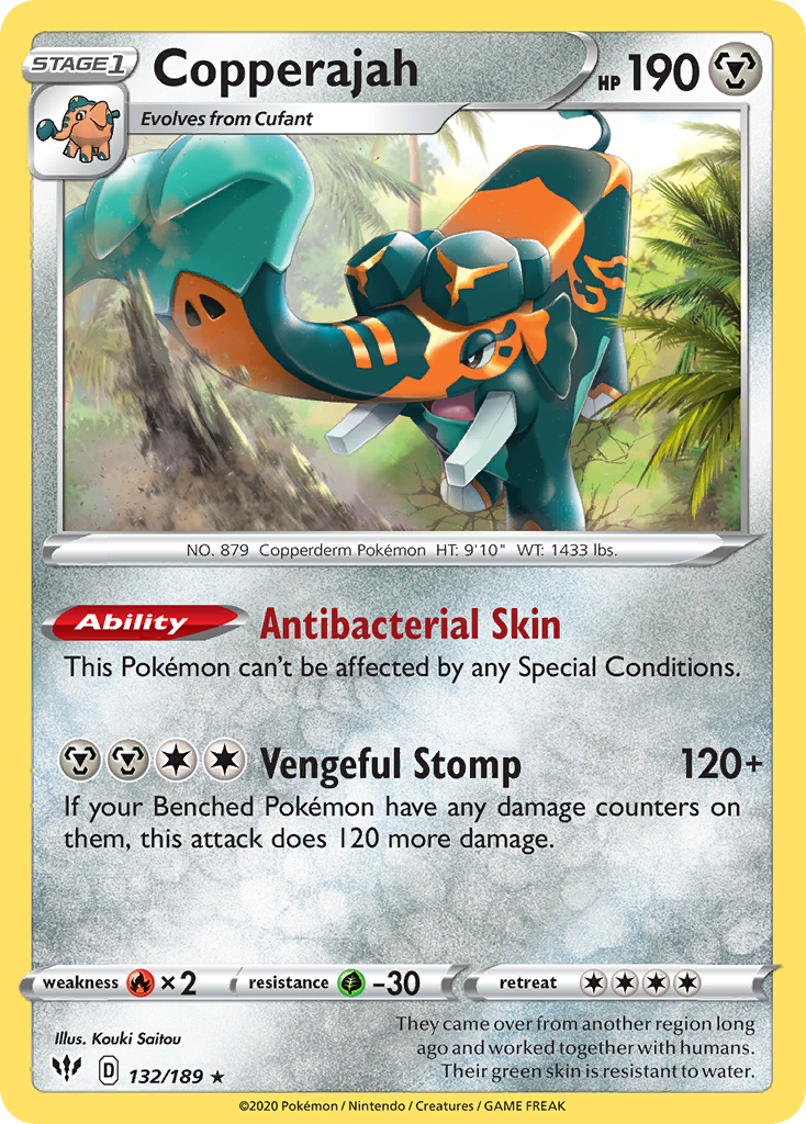 Copperajah 132/201 Rare Holo