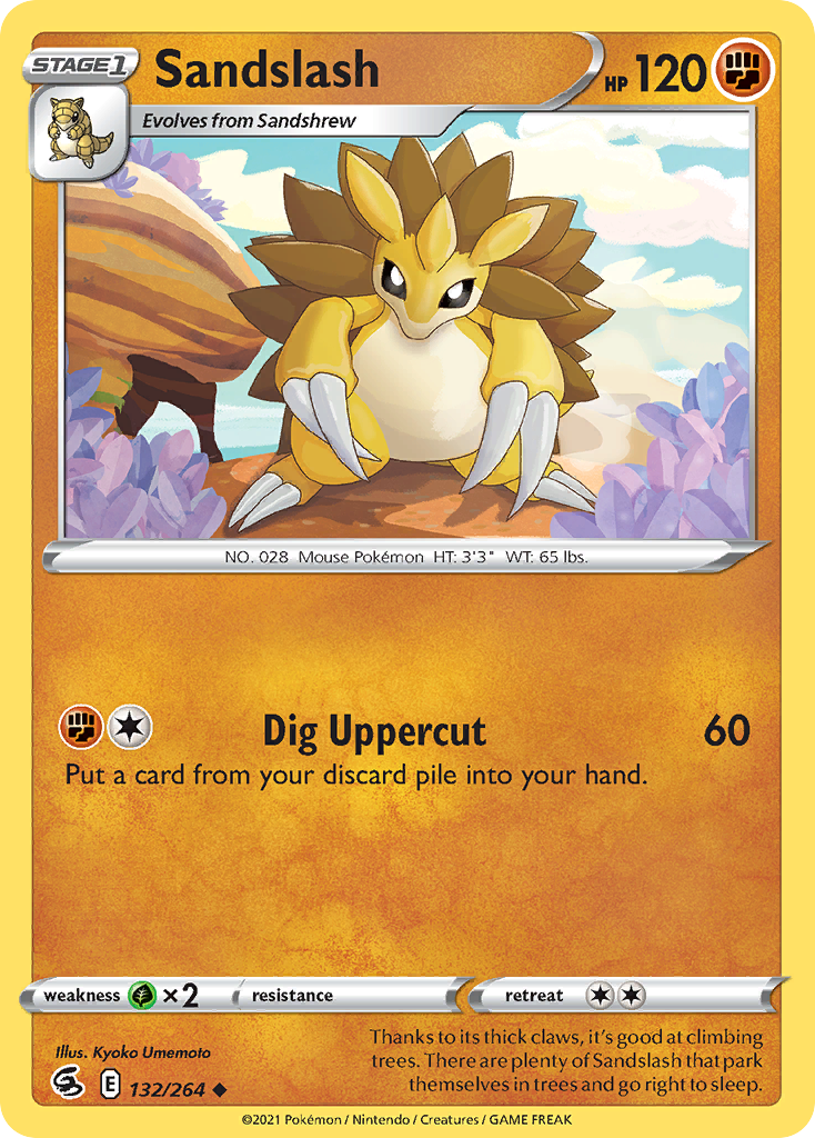 Sandslash 132/284 Uncommon