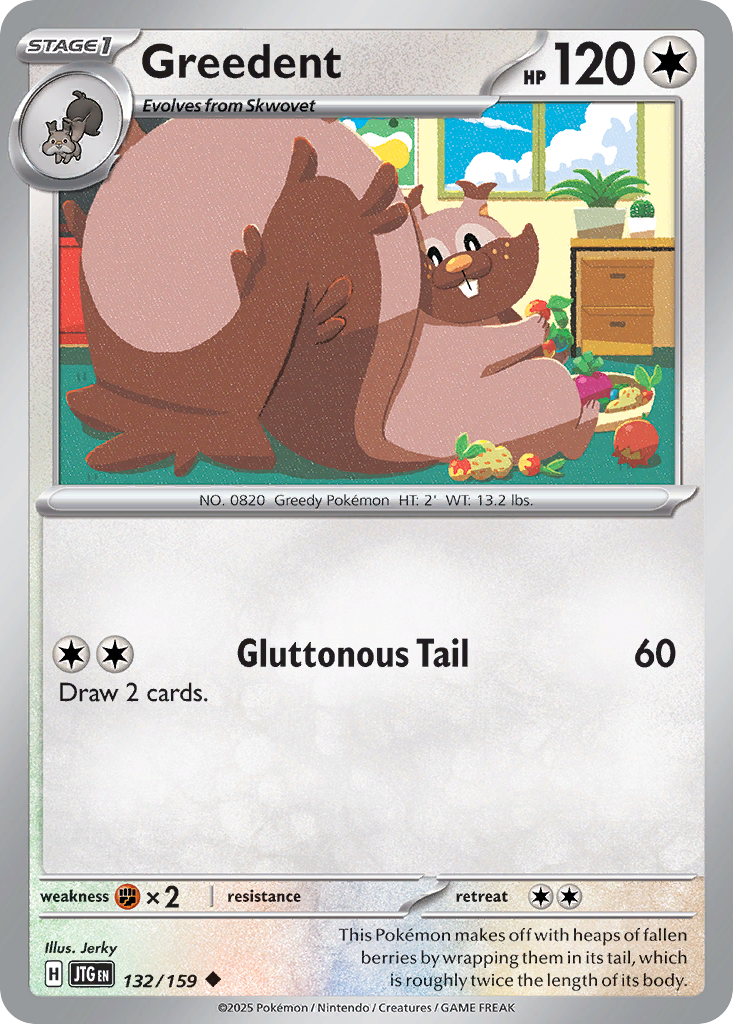 Greedent 132/190 Uncommon