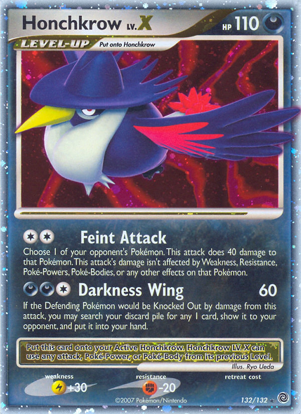Honchkrow LV.X 132/132 Rare Holo LV.X