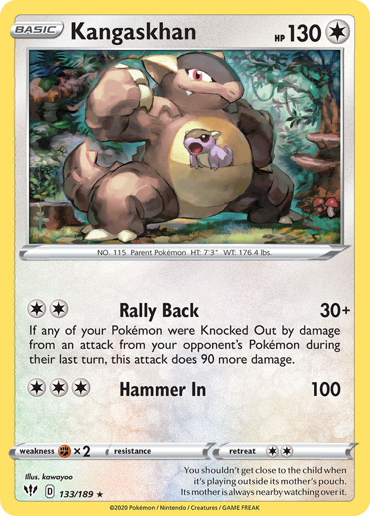 Kangaskhan 133/201 Rare Holo