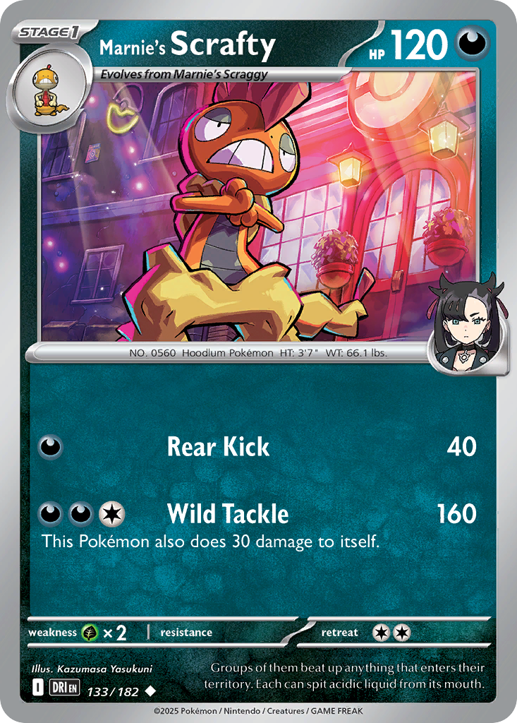 Marnie's Scrafty 133/244 Uncommon
