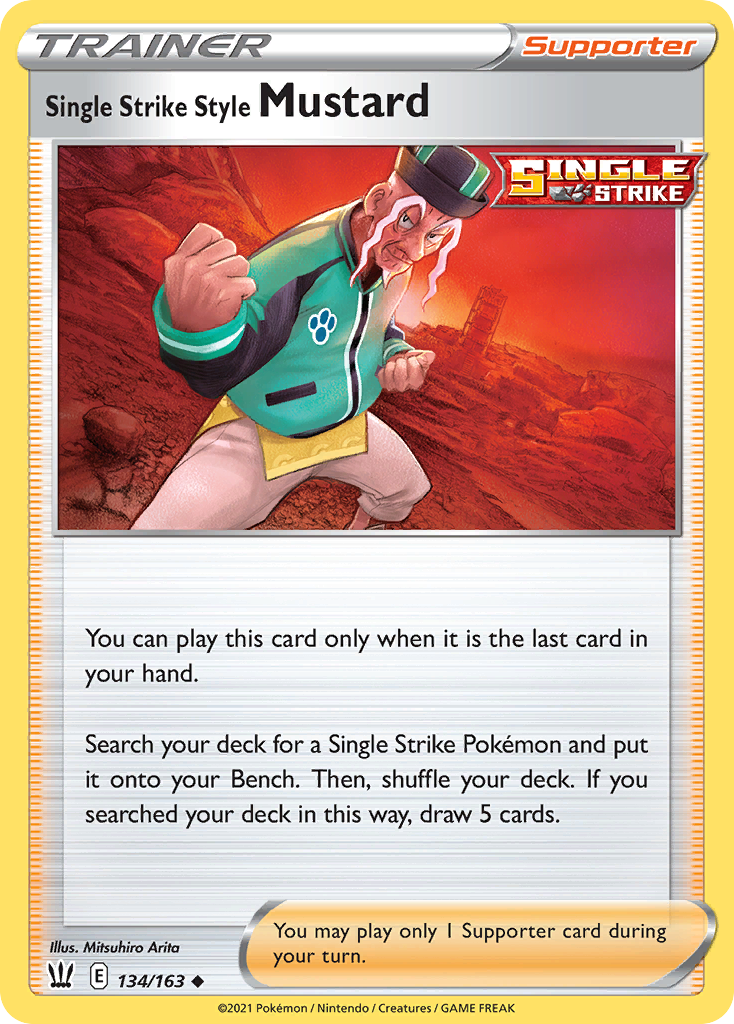 Single Strike Style Mustard 134/183 Uncommon