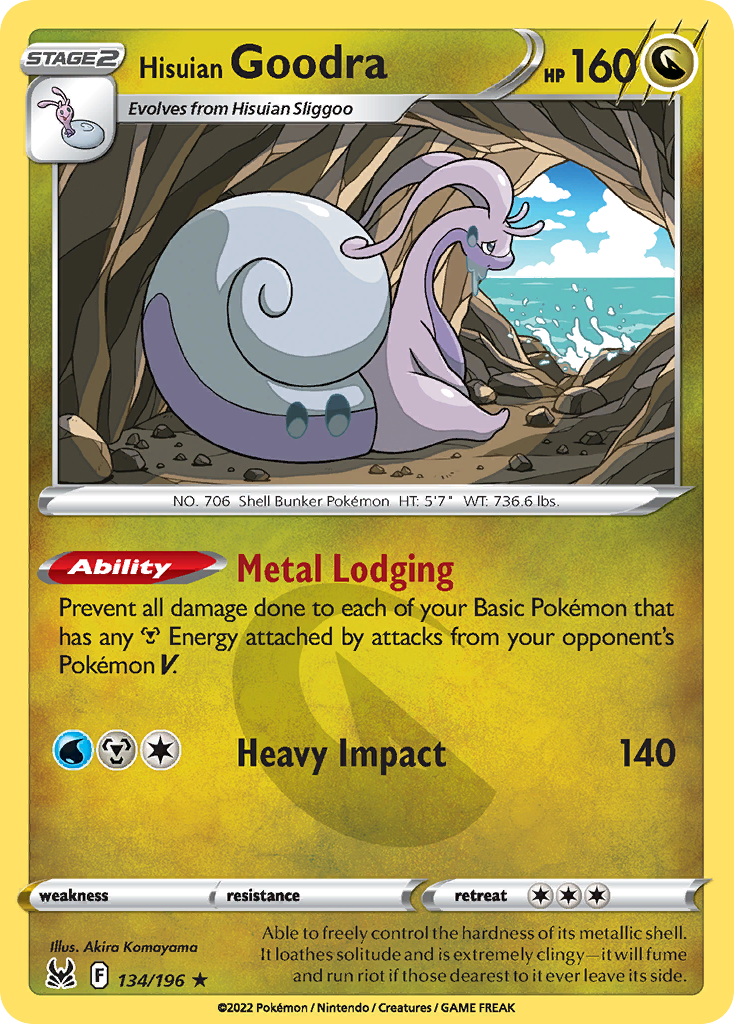 Hisuian Goodra 134/217 Rare Holo