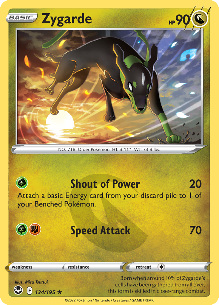 Zygarde 134/215 Rare