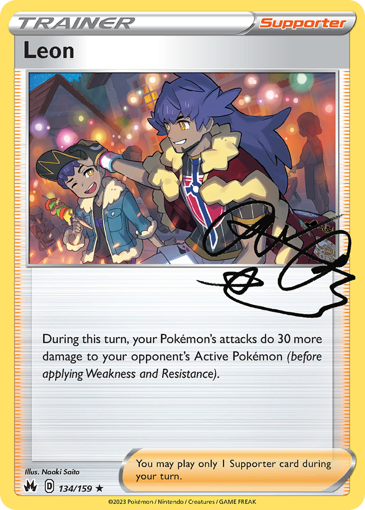 Leon 134/160 Rare Holo