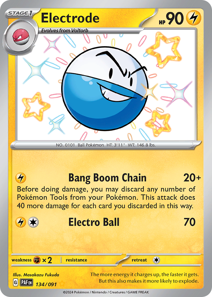 Electrode 134/245 Shiny Rare