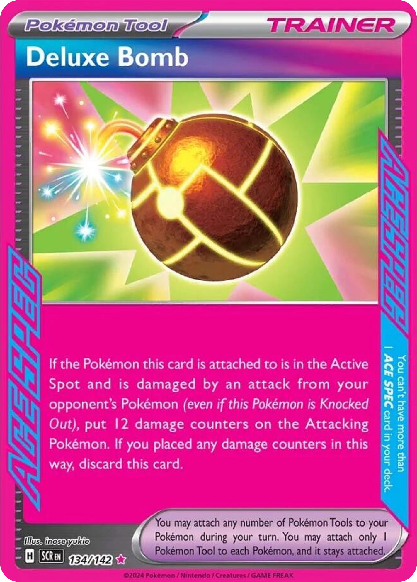 Deluxe Bomb 134/175 ACE SPEC Rare