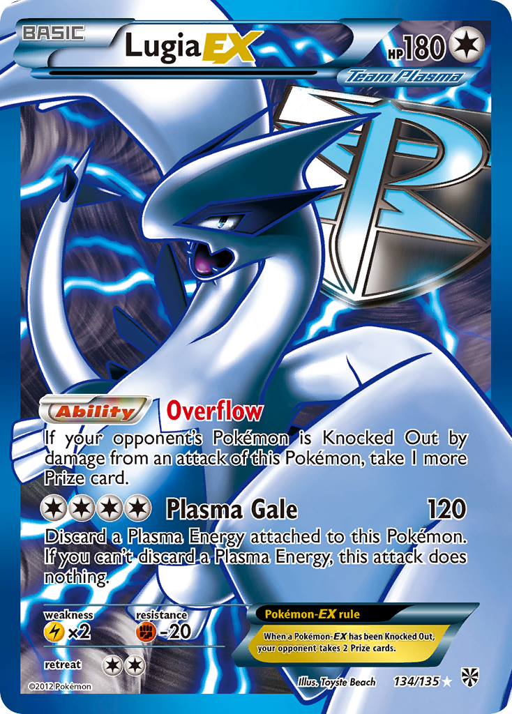 Lugia-EX 134/138 Rare Ultra