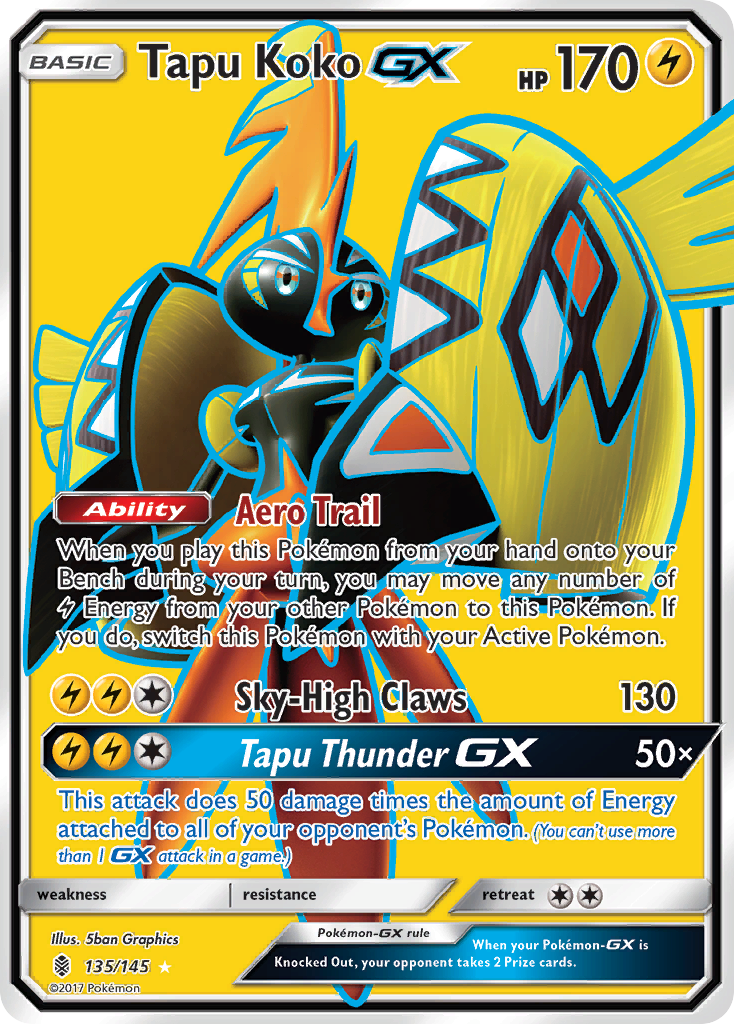 Tapu Koko-GX 135/180 Rare Ultra