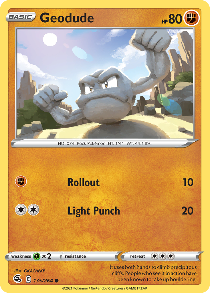 Geodude 135/284 Common