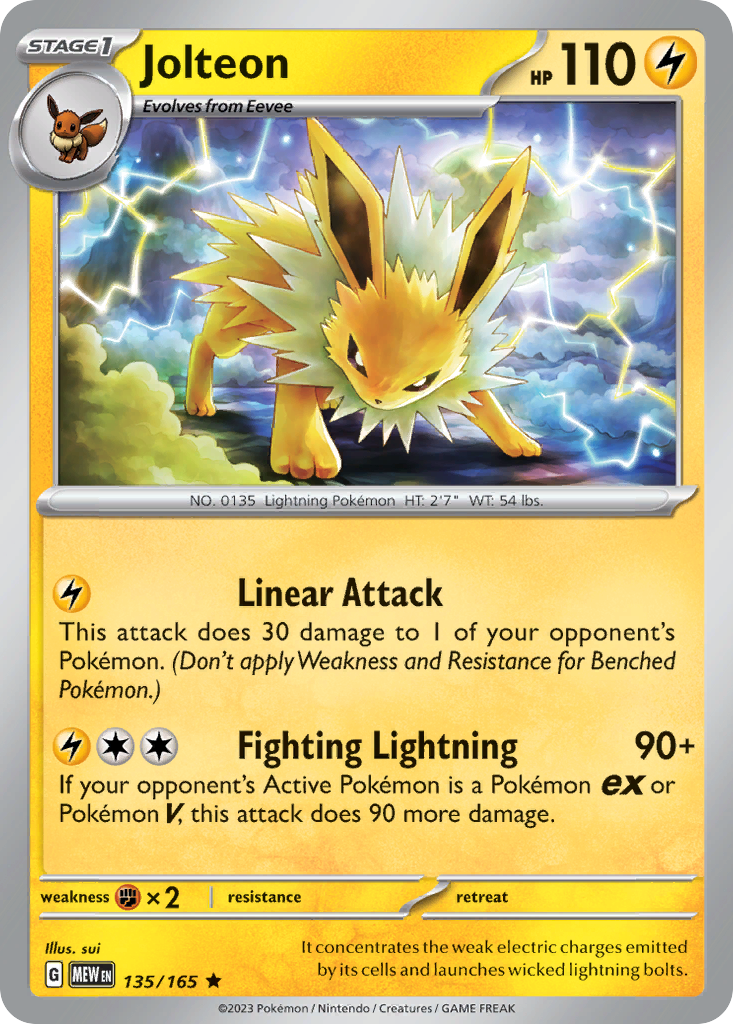 Jolteon 135/207 Rare