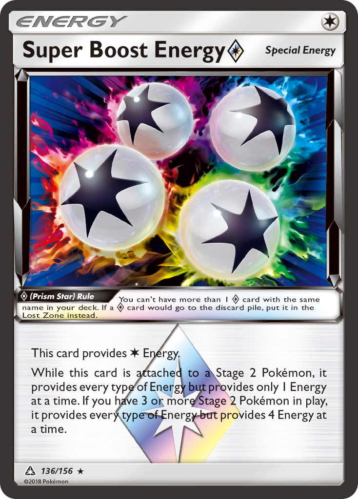 Super Boost Energy ◇ 136/178 Rare Prism Star